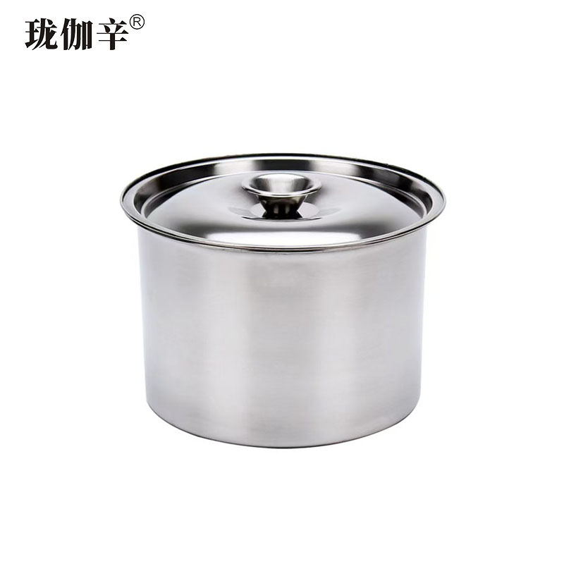 珑伽辛 特厚不锈钢无磁味盅 16cm/个 不锈钢色 16cm