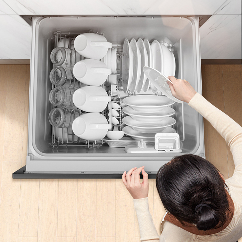 科勒(KOHLER)家用嵌入式洗碗机8套高温烘干全自动智能高温消毒除菌洗烘一体机抽屉式洗碗机K-23704T