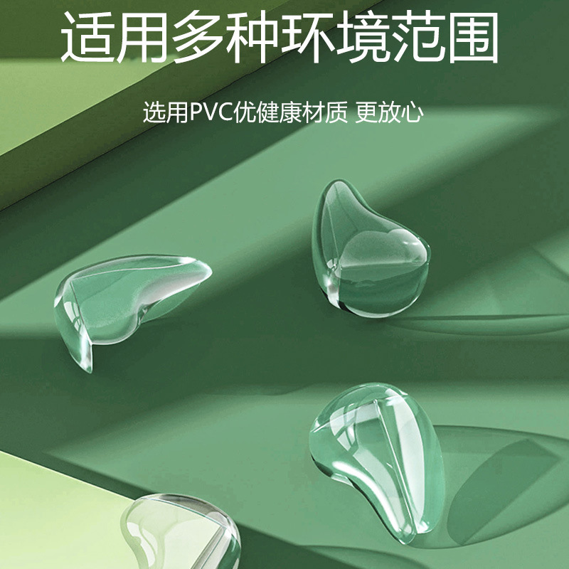 新款小球型防撞角 透明桌角儿童防磕碰保护套 家具硅胶加厚防撞角A1918苏宁极物
