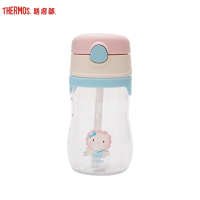 膳魔师(THERMOS)吸管杯儿童夏季宝宝学饮杯婴儿水杯塑料杯 BP5353