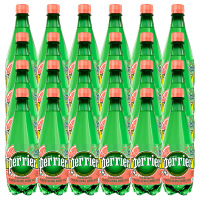 法国原装进口 巴黎水(Perrier)气泡矿泉水 西柚味含气天然矿泉水 500ml*24瓶整箱装 (新老包装交替发货)