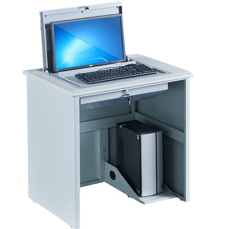 豫龙都翻转电脑桌0.8m张高清大图