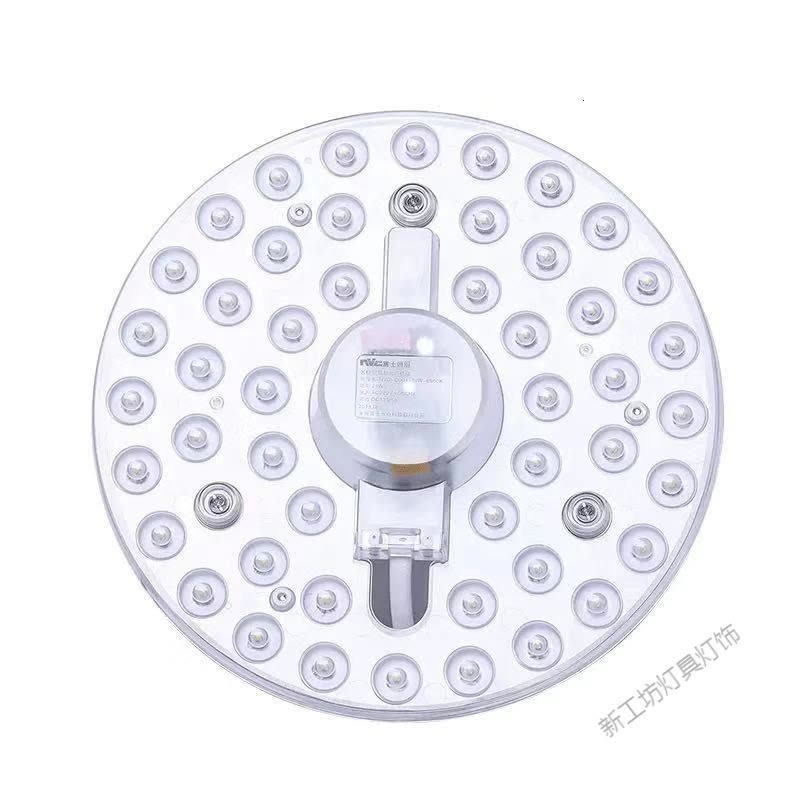 苏宁放心购 led灯板改造贴片方形led吸顶灯芯 圆形灯盘灯片磁铁替换光源家用图片