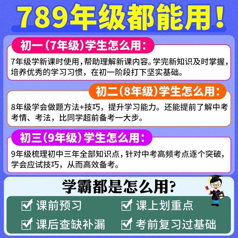 物理+化学]两科套装 初中通用 [正版]新版万唯中考基础知识初中小四门必背知识点七八九年级语文道法数学英语物理化学政治历高清大图