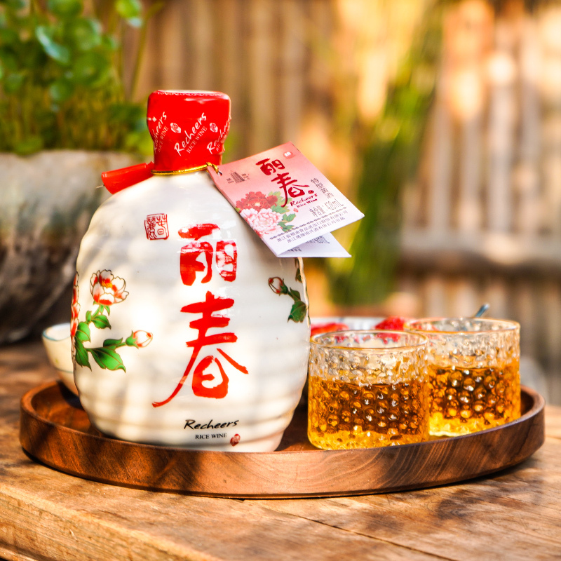 塔牌酒绍兴黄酒十年锦丽春428ml*六瓶整箱装手工冬酿半干型花雕酒