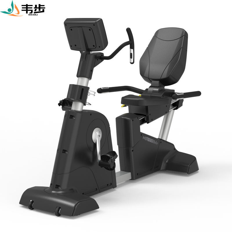 韦步XG-906商用自发电卧式健身车 磁控室内健身懒人车有氧健身器材高清大图