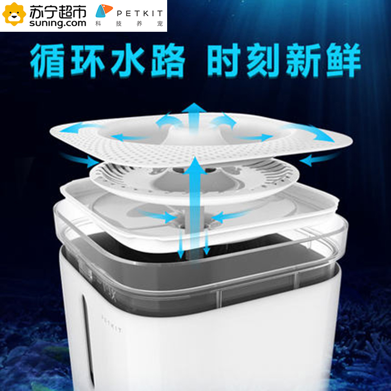 小佩PETKIT宠物猫狗智能饮水机滤芯 2片装1盒