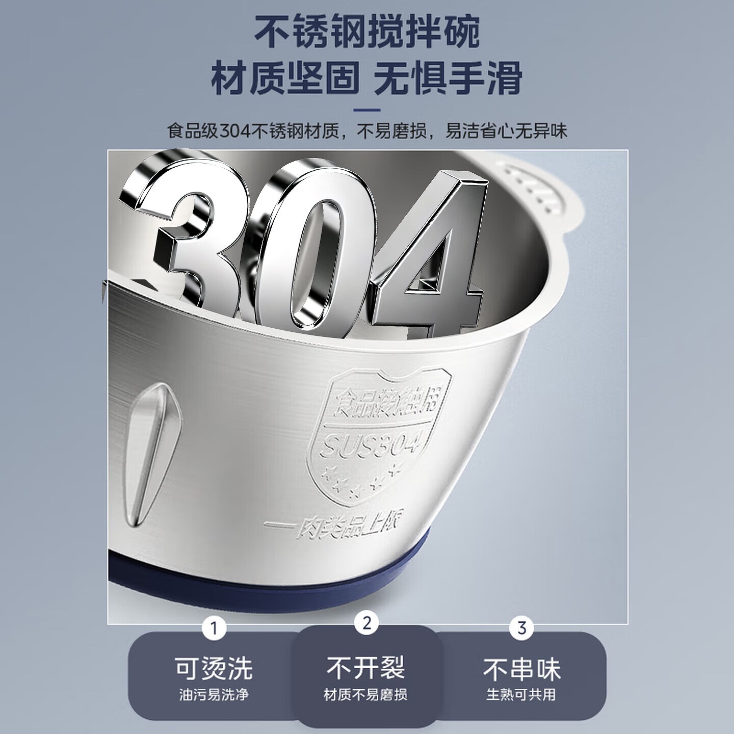 美的(Midea)绞肉机家用不锈钢电动双钛刀绞肉绞菜馅机多功能打肉料理打蒜器一体机2L JC14B高清大图
