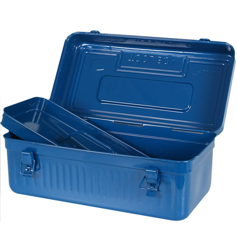 铁皮加厚多功能家用闪电客手提大中小号维修工具工具箱