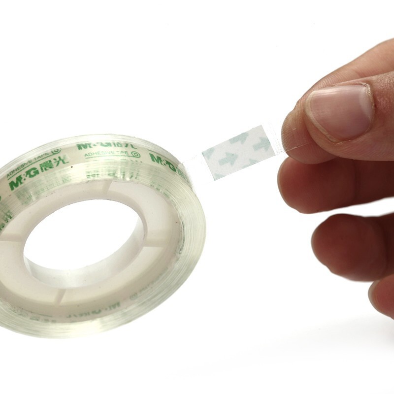 晨光(M&G) AJD97371文具胶带8mm*40y 普透小胶带 超透明胶布12卷/筒 5筒装高清大图
