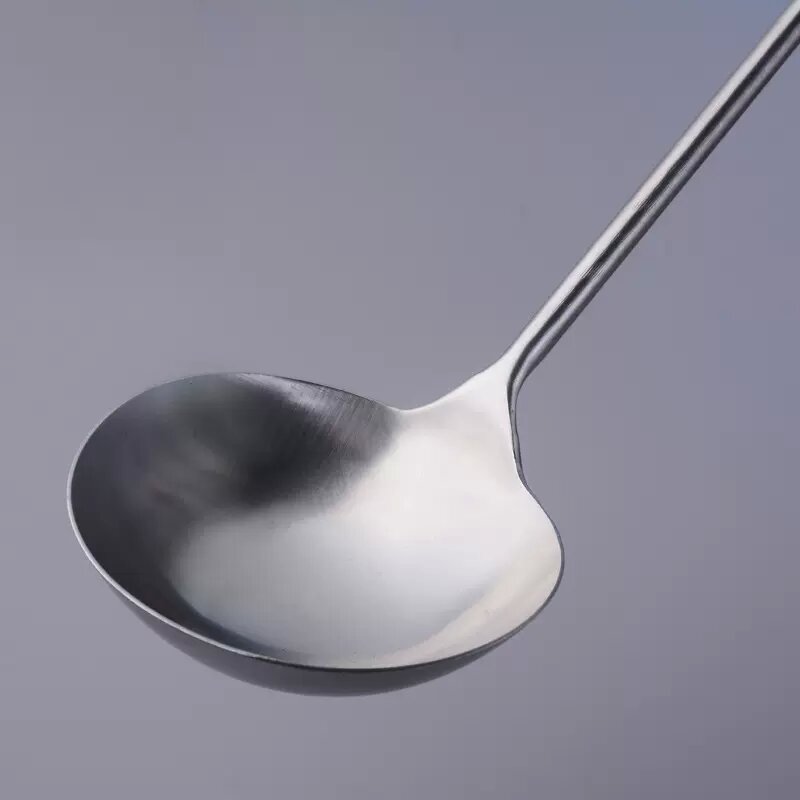 顺心优 不锈钢分菜勺食堂炒菜勺子 中号/把高清大图