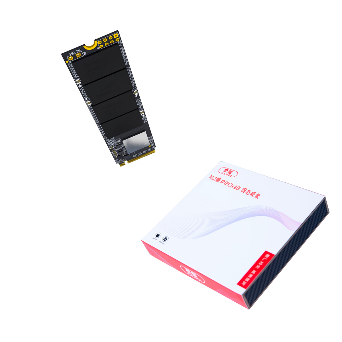 杰储(GCHUL) M2000 512g M.2接口(PCIe4.0) 固态硬盘 (计价单位:个) 黑色高清大图