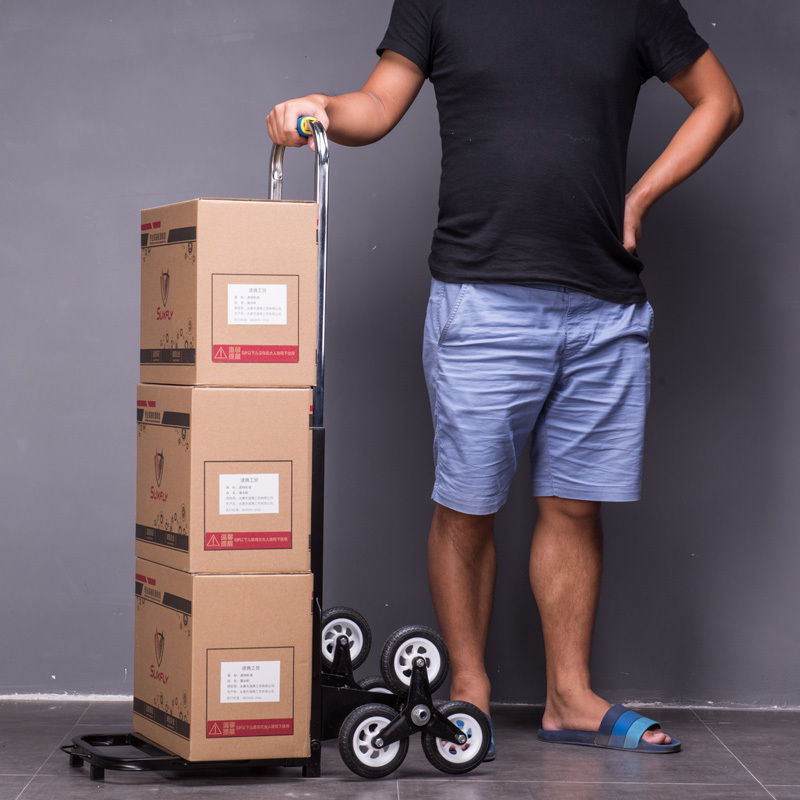 闪电客爬楼梯手拉车折叠便携小手推车载重王搬运家拖车拉货上楼爬楼