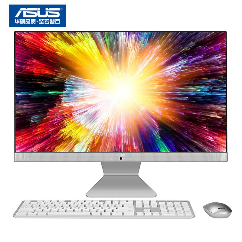 华硕(ASUS)猎鹰V4 23.8英寸家用办公一体机(十一代i7-1165G7 16G 1T+512GSSD显卡 无