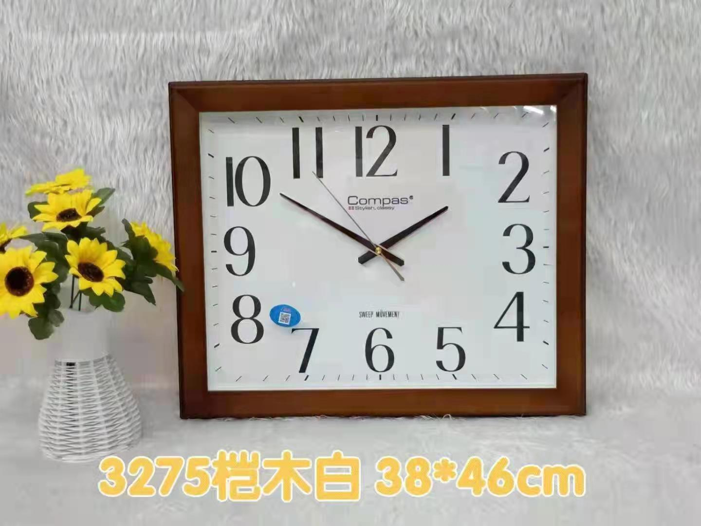 苏宁宜品国产钟表 3275桤木白38*46CM