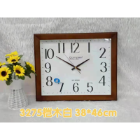 苏宁宜品国产钟表 3275桤木白38*46CM