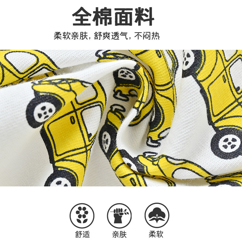 [清仓价:19元]铅笔俱乐部童装夏装新款男小童t恤儿童上衣宝宝萌趣印花短袖