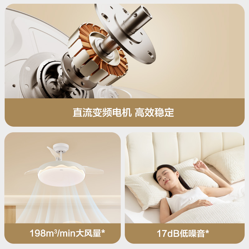 欧普照明OPPLE吊扇灯风舞高清大图