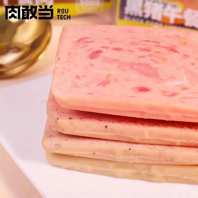 肉敢当（经典原味）黑猪午餐肉26g/袋*12袋高清大图
