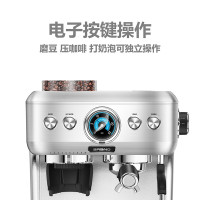 惠而浦(Whirlpool)咖啡机WCF-CY271D 意式咖啡机研磨一体全半自动一键打奶泡办公室商用