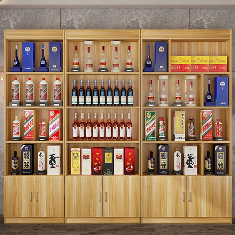阿斯卡利ascari便利店烟酒展示柜烟酒店背柜酒柜产品展示架样品陈列