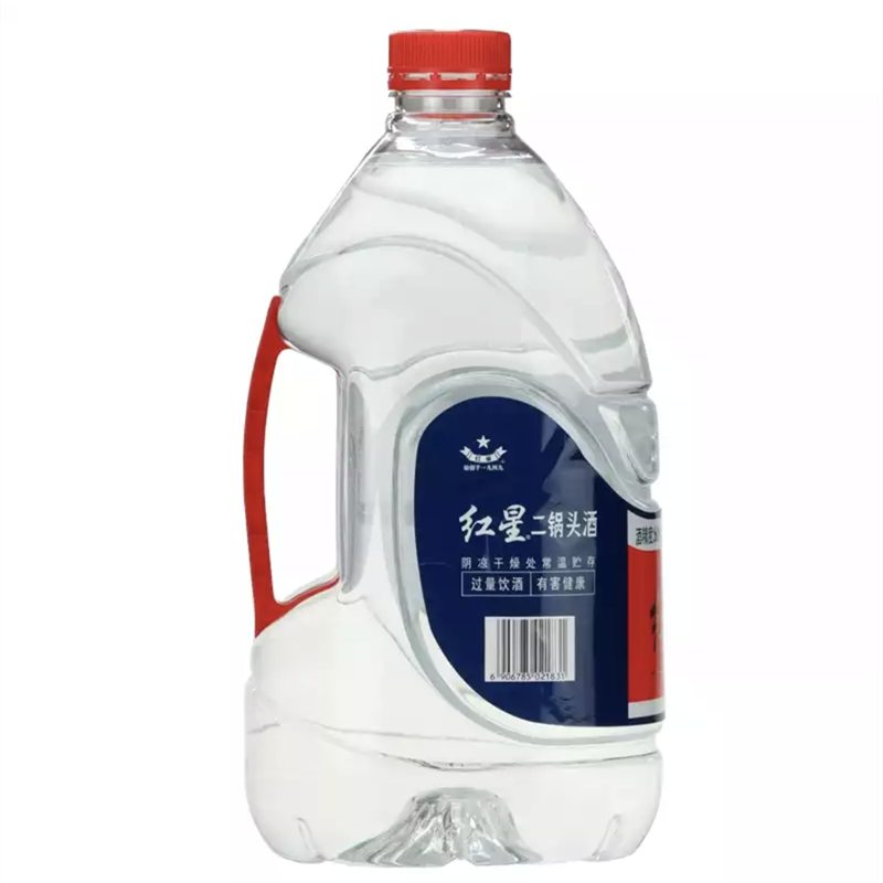 红星二锅头桶装酒60度高度清香型白酒5L*4桶 装白酒整箱