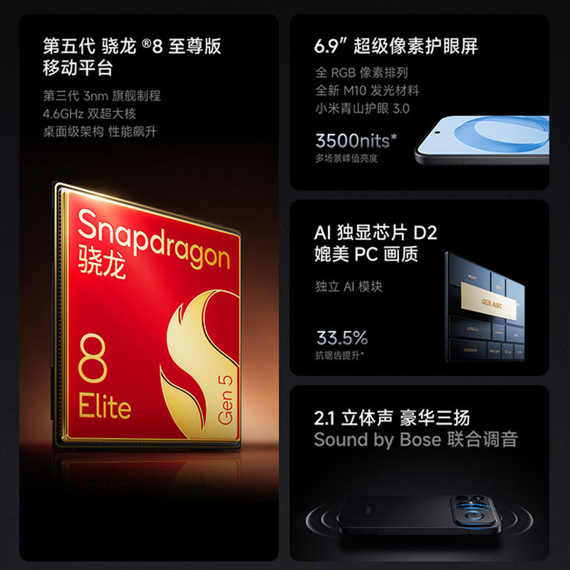 REDMI K90 Pro Max 16 512GB 丹宁色高清大图