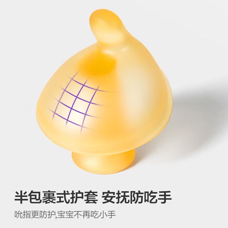 新安怡(AVENT)餐具仿生吮指安抚牙胶BBL70154AR/93使用硅胶 仿生吮指 安抚防吃手牙胶 1只装图片