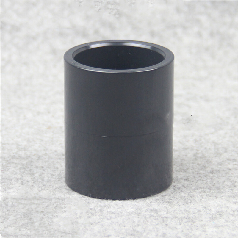 (五金工具) PVC直接 国标UPVC塑料饮用水直接 套管 对接头 延长头 内径20mm 50个装