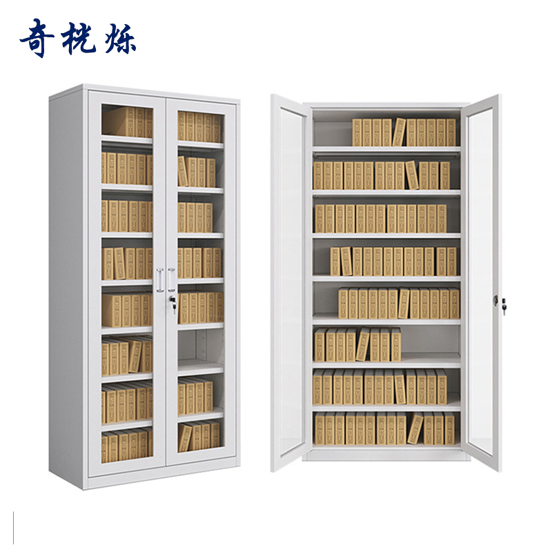 奇桄烁凭证柜通玻凭证台高清大图