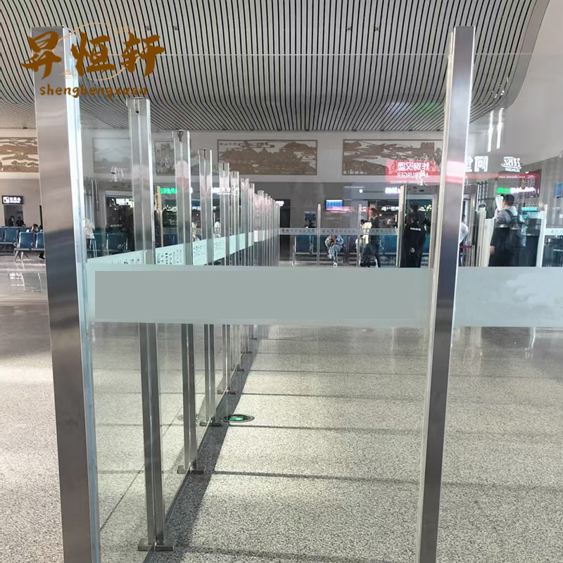 昇恒轩 玻璃围挡 隔断屏风BLG-3/平方米高清大图