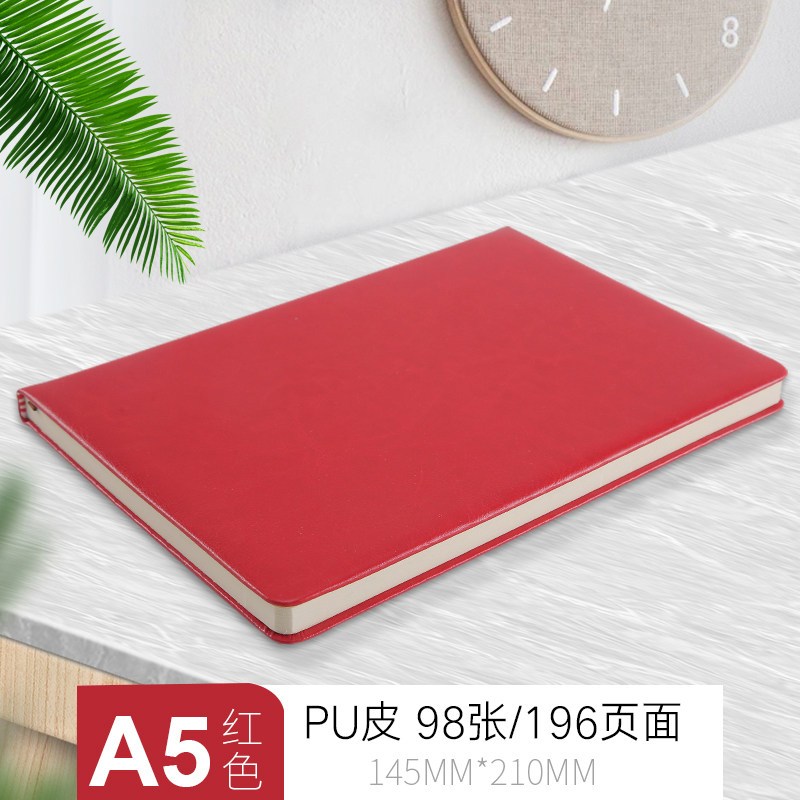 logo笔记本可印日记本办公用品加厚记事本记录本a6手a5创意商务工作会议笔记本子b5大号账本文具