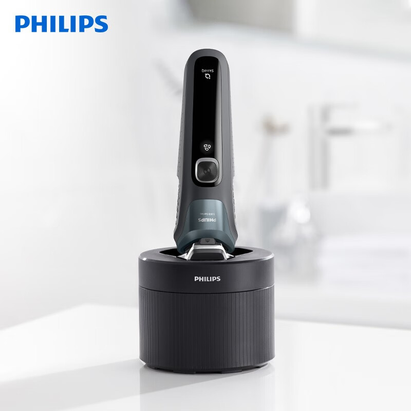 飞利浦(Philips)S5832/01电动剃须刀送男友 刮胡刀黑蜂巢USB充电高清大图