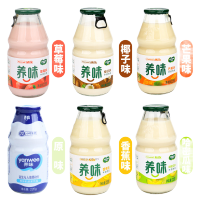 养味yanwee 草莓香蕉牛奶椰奶果奶学生奶酸奶奶瓶装6瓶整箱 香蕉味6瓶