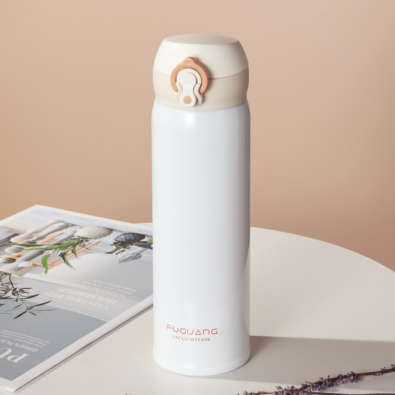 富光保温杯女士弹扣316不锈钢高颜值学生大容量弹跳盖便携水杯子