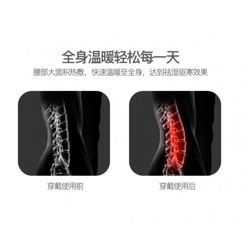 Cilaisen西莱森腰部按摩器无线热敷腰腹部智能按摩仪酸累便携腰带CP-MW3腰腹按摩仪高清大图