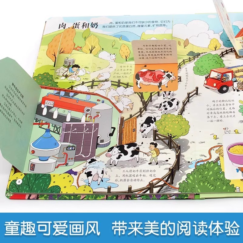 [全套10册]揭秘系列儿童翻翻书 [正版]儿童3d立体翻翻书全套10册3-6-8岁幼儿启蒙早教认知绘本探秘我们的身体恐龙高清大图