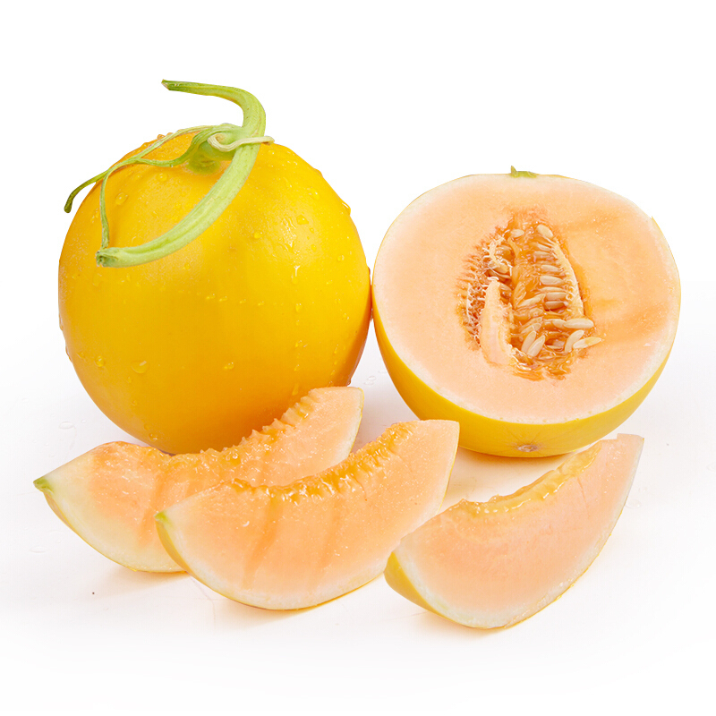 甘肃民勤黄金蜜瓜10斤(净果8-9斤)单果1kg以上香瓜黄金蜜瓜新鲜水果绵