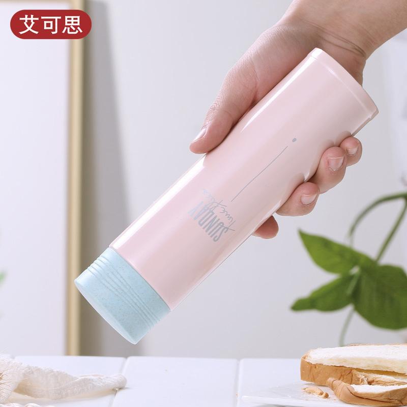 保温杯男便携学生水杯女韩版小清新文艺个性简约创意潮流成人杯子