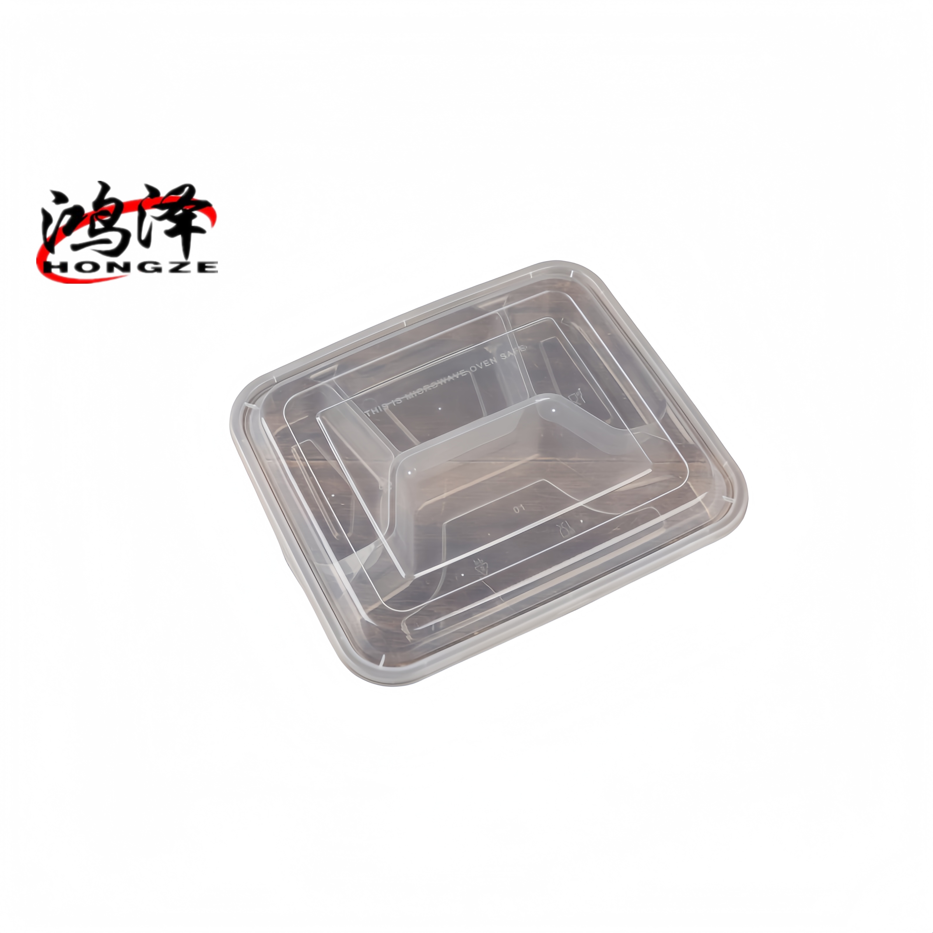 鸿泽一次性餐盒四格 箱高清大图