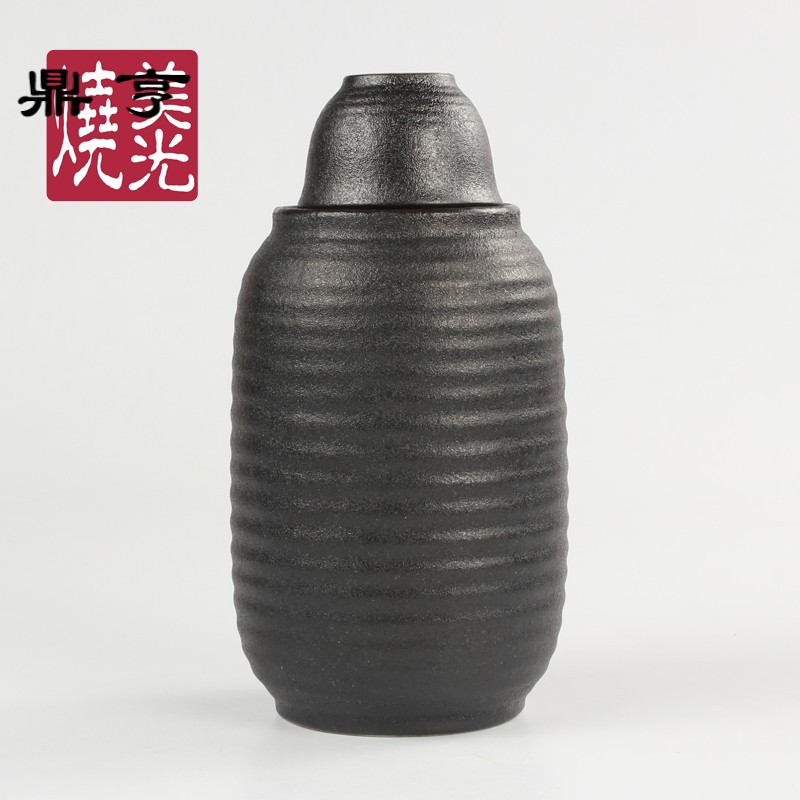 鼎亨温酒器暖酒壶烫酒炉 日式清酒酒具套装 陶瓷暖酒瓶酒杯 一壶