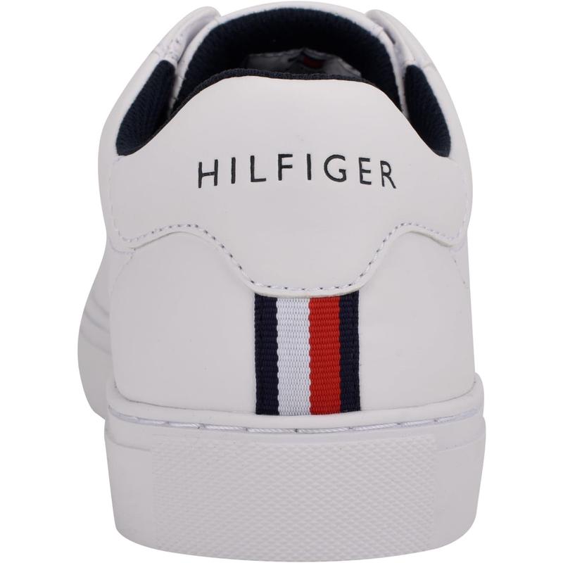 TOMMY HILFIGER男士休闲板鞋百搭舒适经典logo低帮帆布鞋日常通勤高清大图