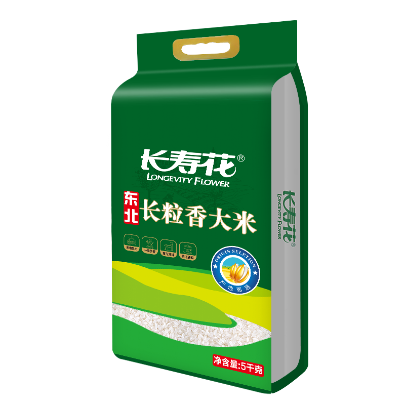 长寿花东北长粒香大米5KG
