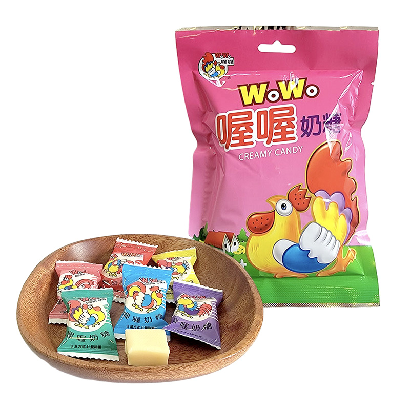 喔喔奶糖袋装150g原味奶糖婚庆结婚喜糖年货休闲零食品高清大图