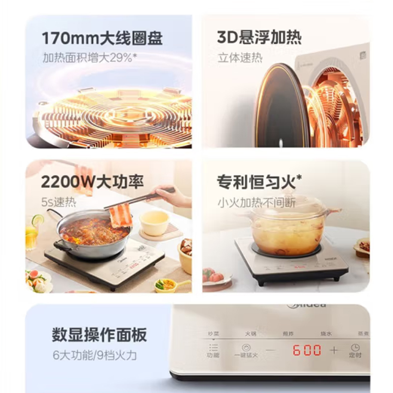 美的(Midea)电磁炉 MC-22RB07高清大图