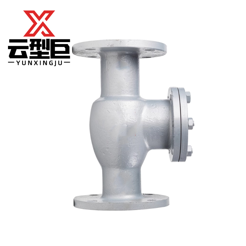 云型巨 H44H-16铸钢法兰卧式止回阀 DN200 个高清大图