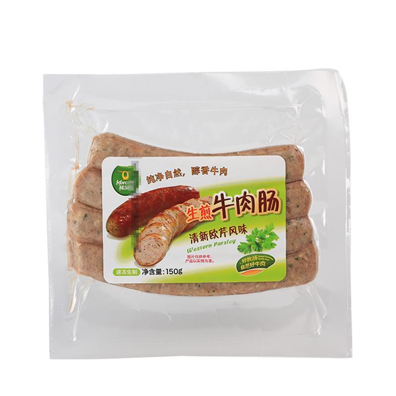 科尔沁 Kerchin 牛肉肠 清新欧芹风味 速食精选 袋装150g