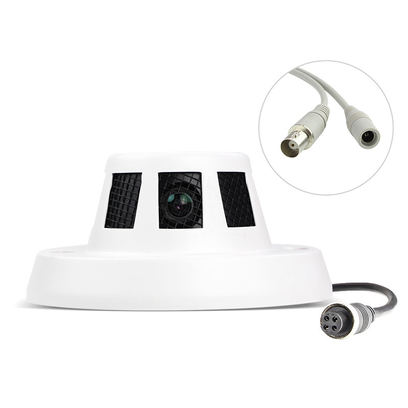 鹿途汽车车载和家用监控摄像头烟感样式隐蔽安全摄像机内外监视隐藏