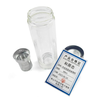 和居态 木纹铂晶底玻璃杯 380ml 个