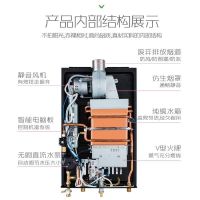 apeeo 10升燃气热水器JSQ19-FY-6335天然气家用支持智能恒温功能CO报警水气双调强排式热水器
